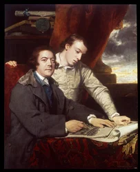 James Paine, Architekt und sein Sohn James, 1764